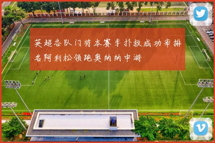 英超各队门将本赛季扑救成功率排名阿利松领跑奥纳纳中游